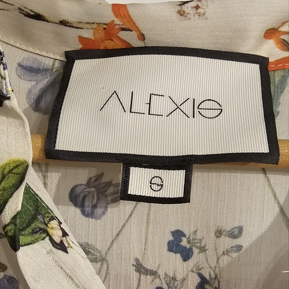 Floral Silk Dress - Picture 3 of 4